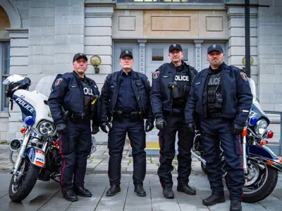 Traffic motorcycle officers